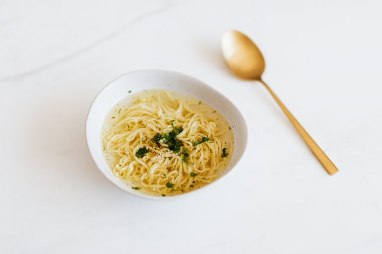 Delicious Seafood Noodles Soup